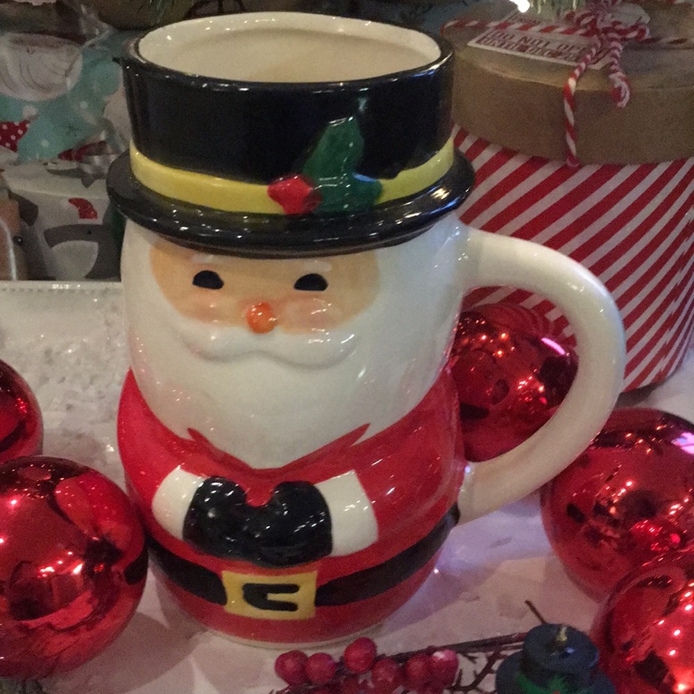 Santa Mug Bay Island NWOT 6” Tall
